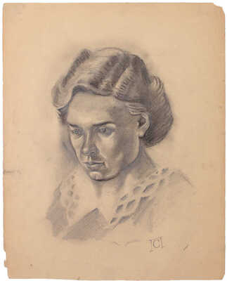 Павлов Семён Андреевич. Портрет девушки 